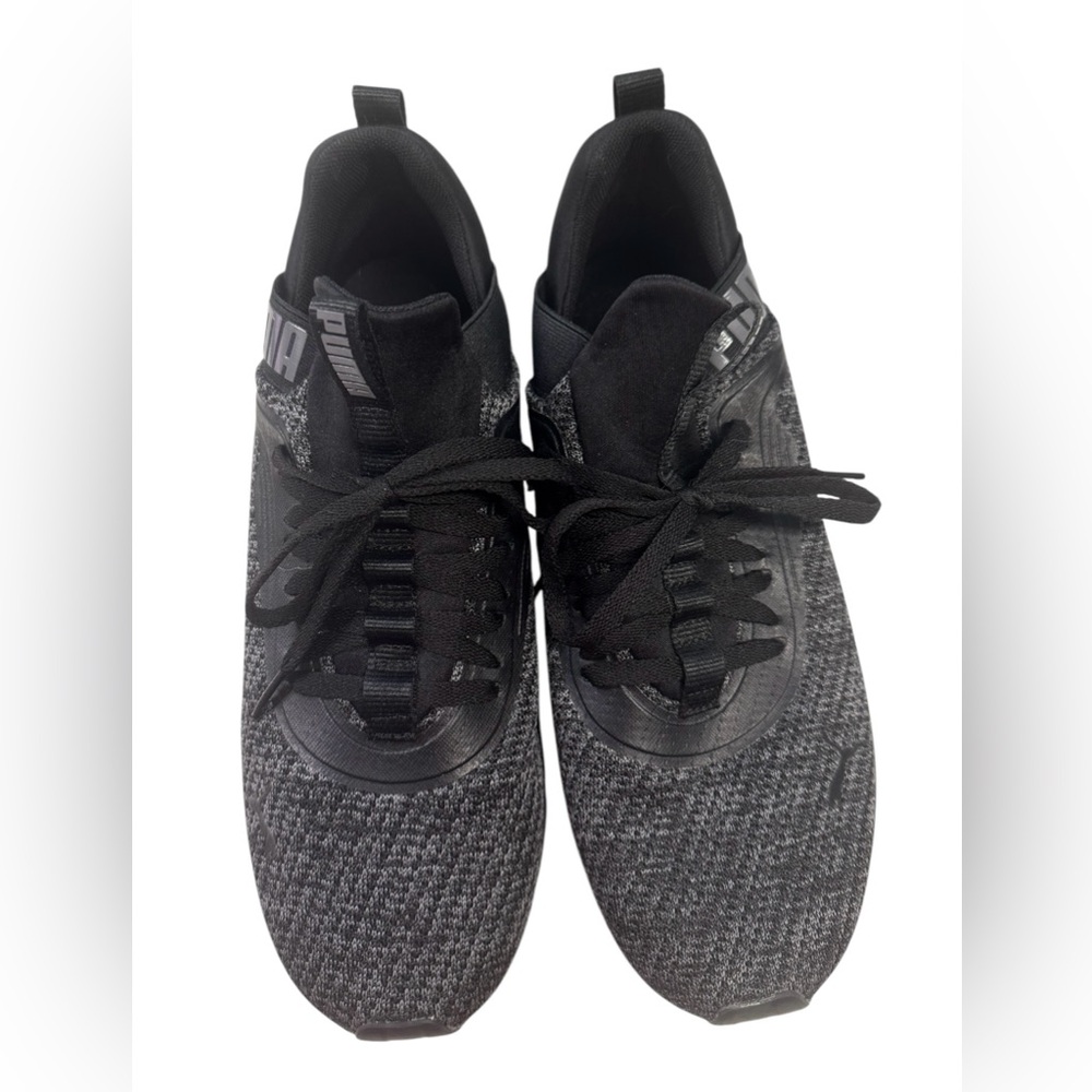 PUMA Men’s Enzo Beta Black Lace Up Sneakers Size  10.5 - Picture 5 of 7